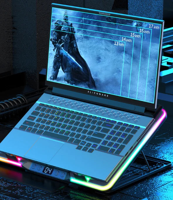 P43F Adjustable Portable Original Factory Direct Selling Aluminum Foldable Laptop Stand Notebook Laptop Stand With Cooling Fan