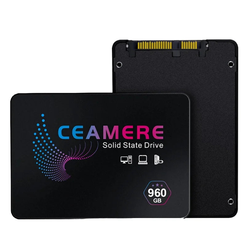 Sata3 2.5 Inch SSD Solid State Drive 120GB-2TB Capacity Laptops Desktop Computers Solid Hard Drive SATA Internal External Use