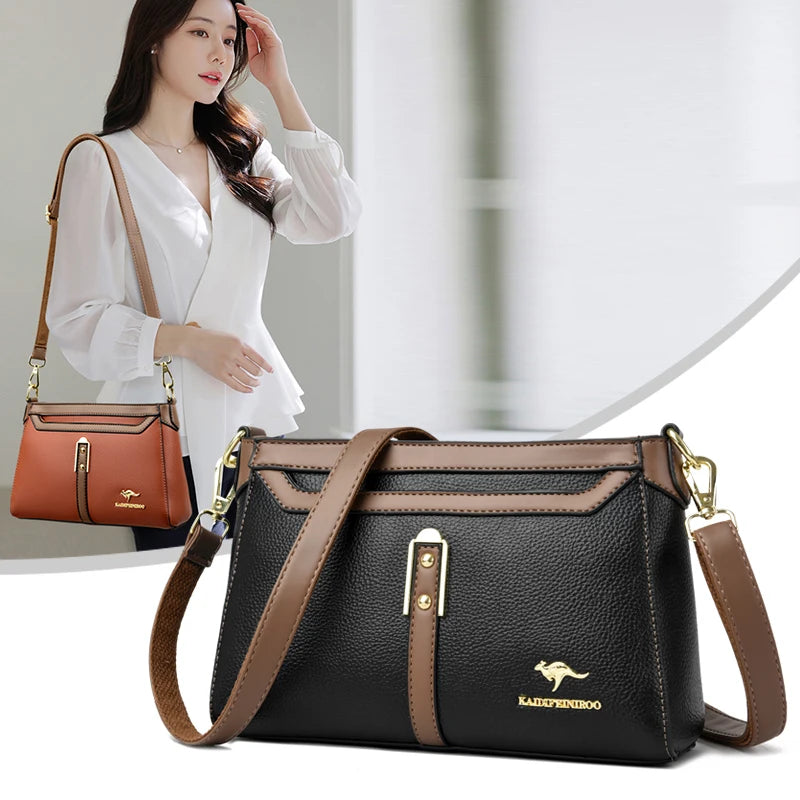 Fashion Women Purses and Handbag Soft PU Leather Shoulder Bags Women Handbags Ladies Hand Bags