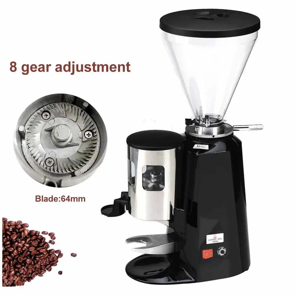 Xeoleo Commercial Electric Coffee Grinder 350W Espresso Coffee Grinder 1/2HP Automatic Coffee Milling Maker Bean Grinder
