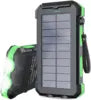 Trending Products 2025 New Arrivals Solar Power Bank 20000mah  Solar Charger Waterproof 8000mah 10000mah 2 USB Portable