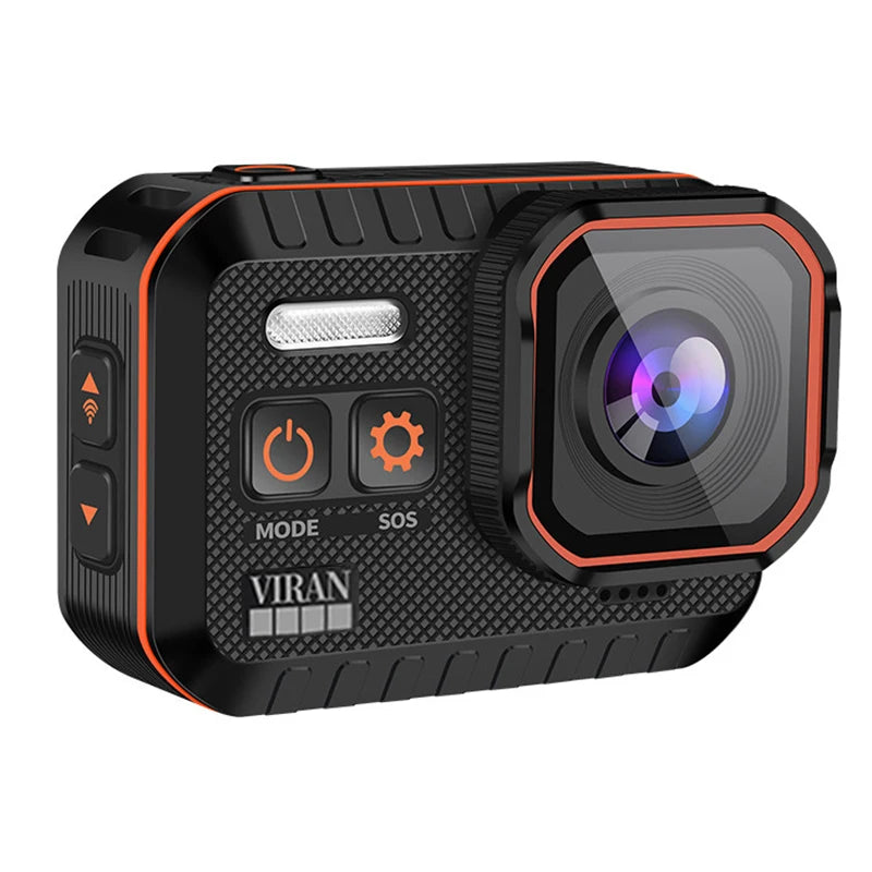 4K Remote Controller Action Camera 2" HD Travel Vlog Video Shooter Mobile Phone WiFi Cycling Boating Waterproof Sports Camera