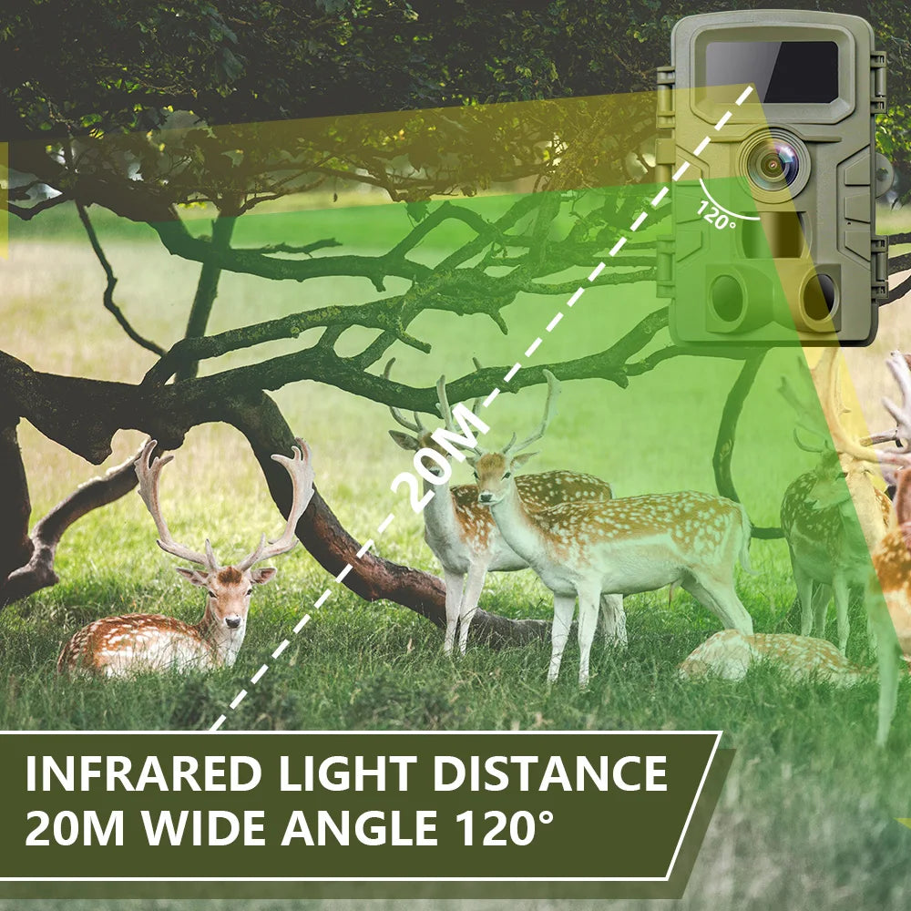 PR701 4K Wildlife 48MP Video Recording Night Vision Security Waterproof Ip65 Outdoor Trail Hunting Camera 4K With Motion Sensor