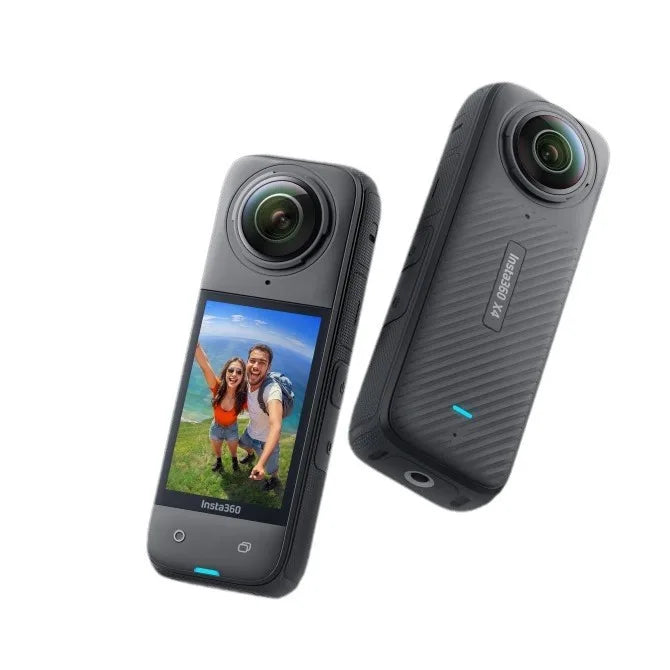 X625 Insta360 X4 Waterproof 8k 360 Action Camera, 4k Wide-angle Video,135 Min Battery Life, Ai Editing, Stabilization, for Sport