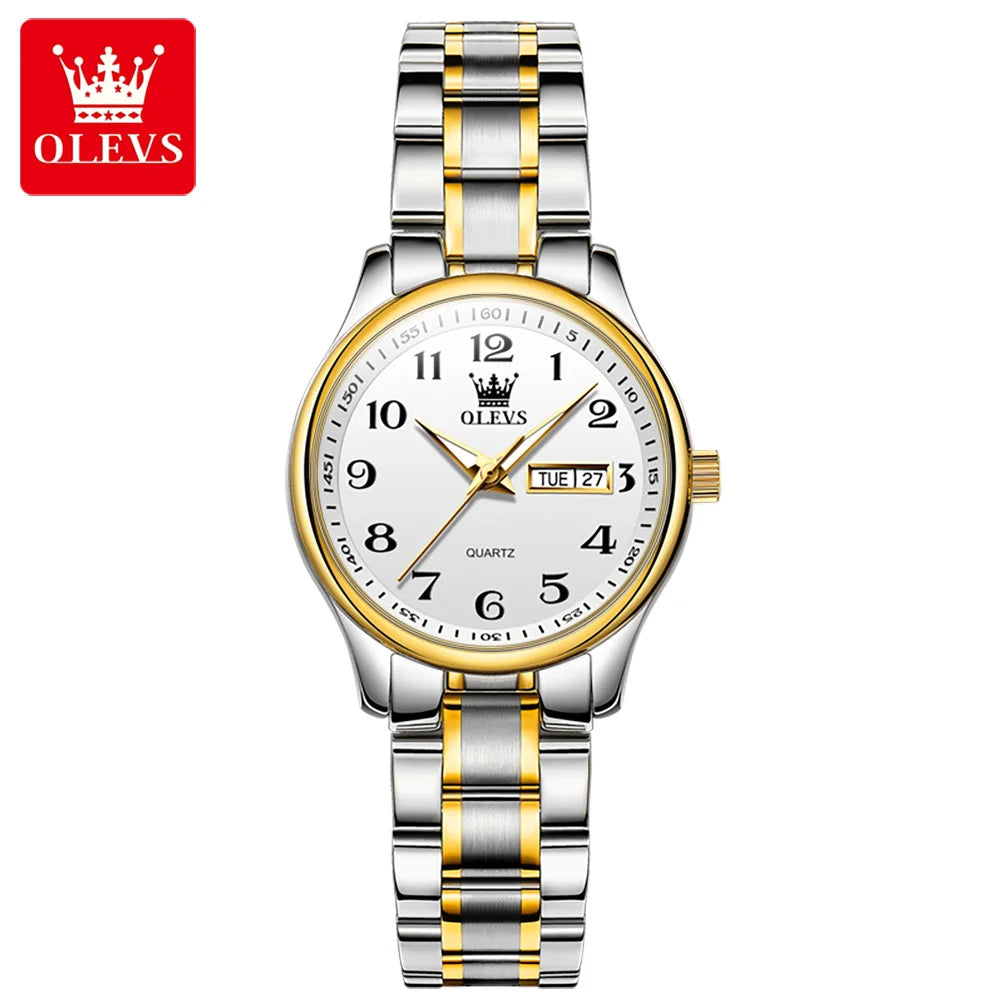 New OLEVS 5567 Luxury Men's Watches Fashionable and Simple Couple Watches Women Quartz SmartWatch Relojes