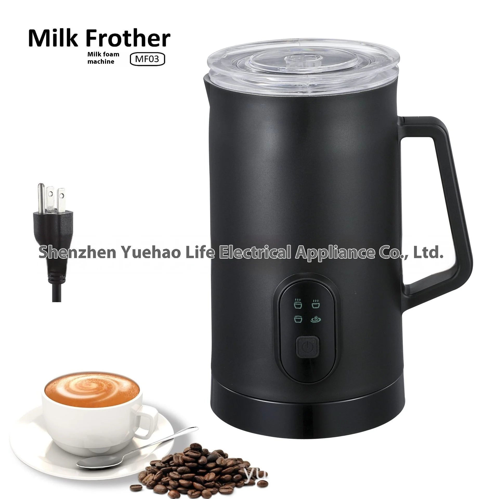 Cross-Border Household Electric Milk Frother Automatic Coffee and Milk Foaming Machine for Heating Milk
