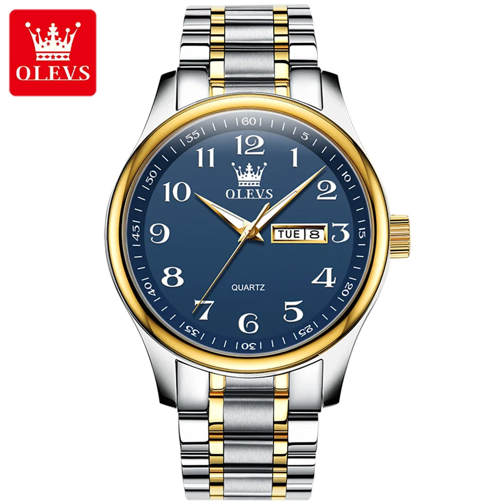New OLEVS 5567 Luxury Men's Watches Fashionable and Simple Couple Watches Women Quartz SmartWatch Relojes