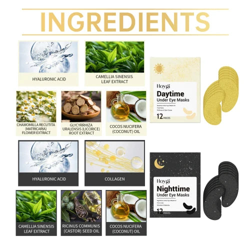 Hoygi Series Hydrating Moisturizing Elastic  Soothing And Firming Skin Care Eye Mask