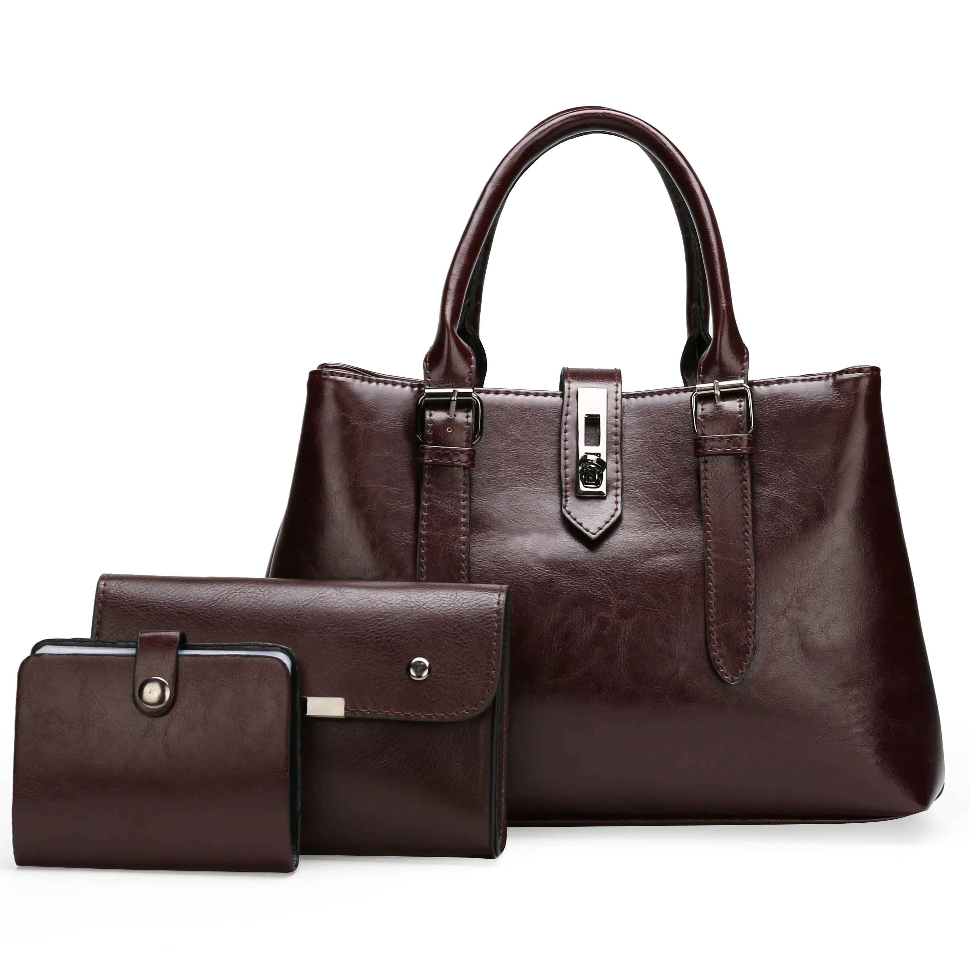 2026 New Women Handbags Three Piece Crossbody Bag Pocket Big Capacity Shoulder Bag Tote Bags Set Women Handbags