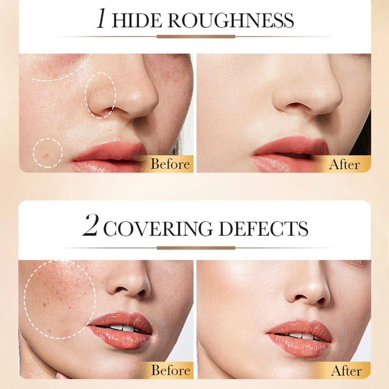 40g Rice Raw Pulp BB Cream Beautify Skin Tone Hide Pores SPF45 PA+++ Effcient Isolation Brighten the Skin