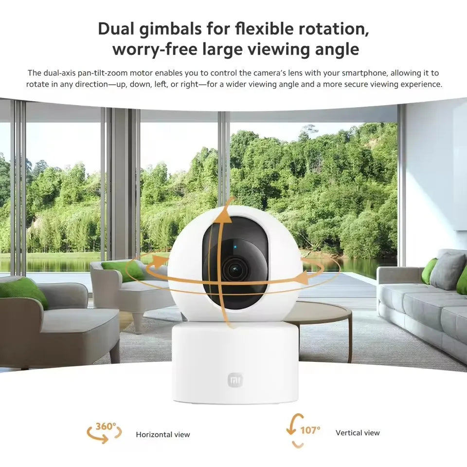 USA Stock Global Version Original Xiaomi Smart Camera C301 Infrared Night Vision Human Detection Full-color Security Camera