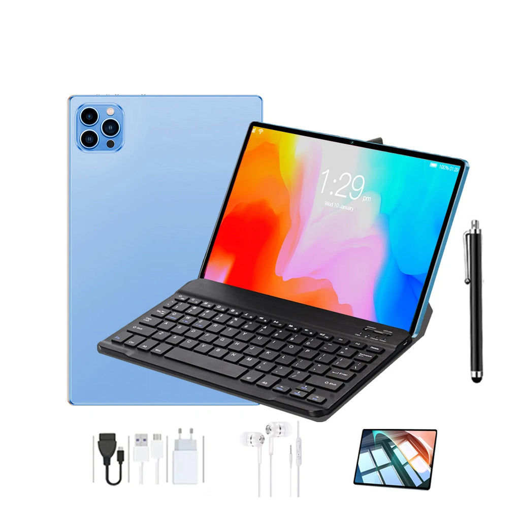 Wholesale Office Students Tablet  Android 12 10.1 Inch 12gb+512gb Tablet PC Dual Sim Calling Tablet Pc