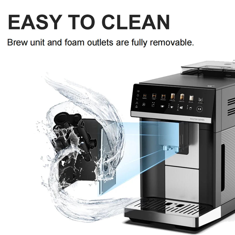 New Bean to Cup Milk Expresso Cappuccino Latte Espresso Machine Coffee Maker Full Automatic Coffee Machine for Home