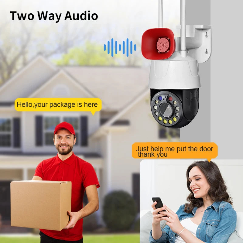 Cloud Storage Home Security Camera 4G Hotspot Wifi IP Camera Solar Powered Wireless Camera
