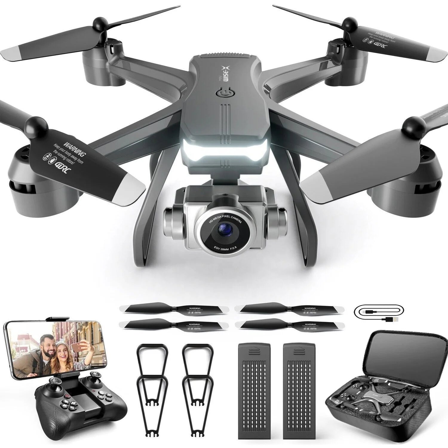 Drone V14 4k HD Dual Profession Camera WiFi Fpv Rc Drones Height Keep Helicopter Toys Dron V14 Vs E88 E99 K3
