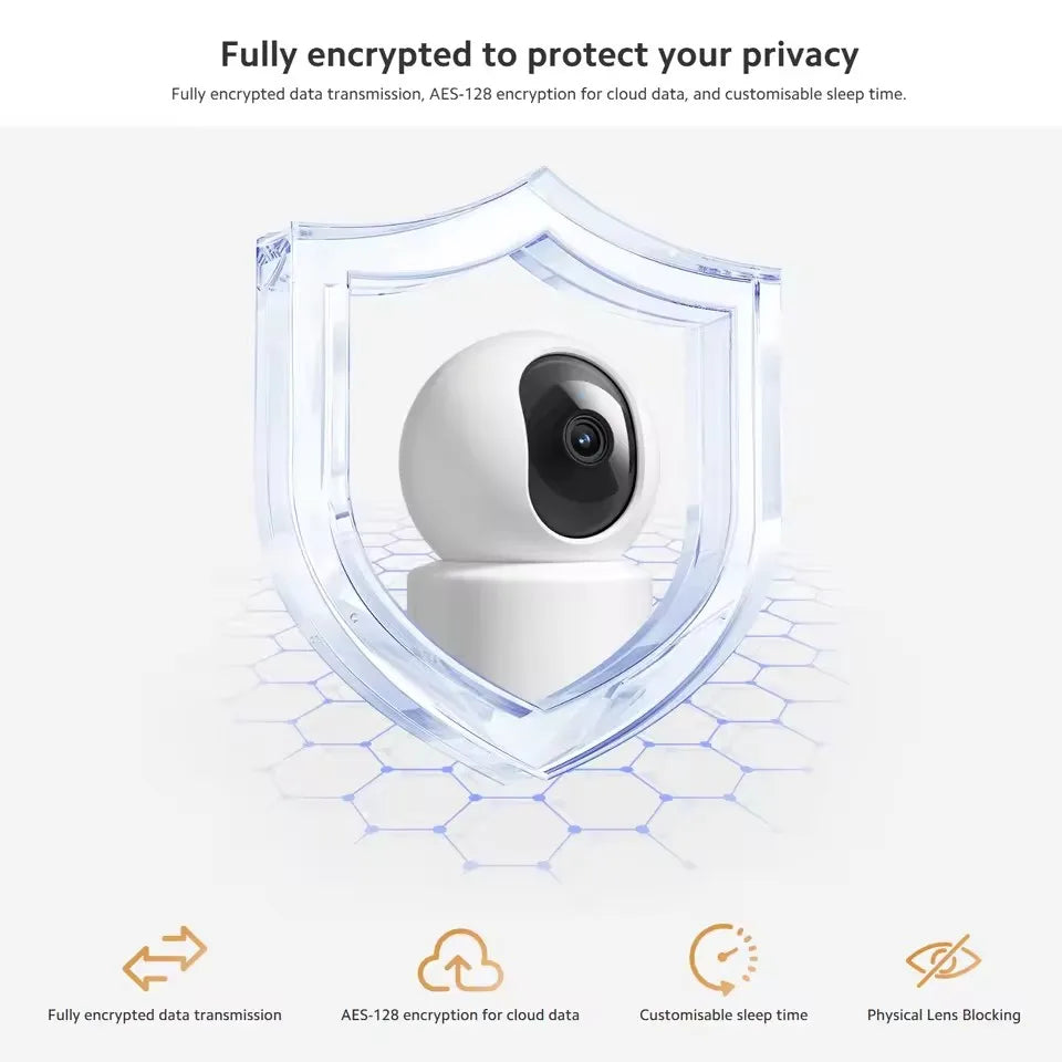 USA Stock Global Version Xiaomi Smart Camera C301 Human Detection Low Light Full-color Home Security Monitor