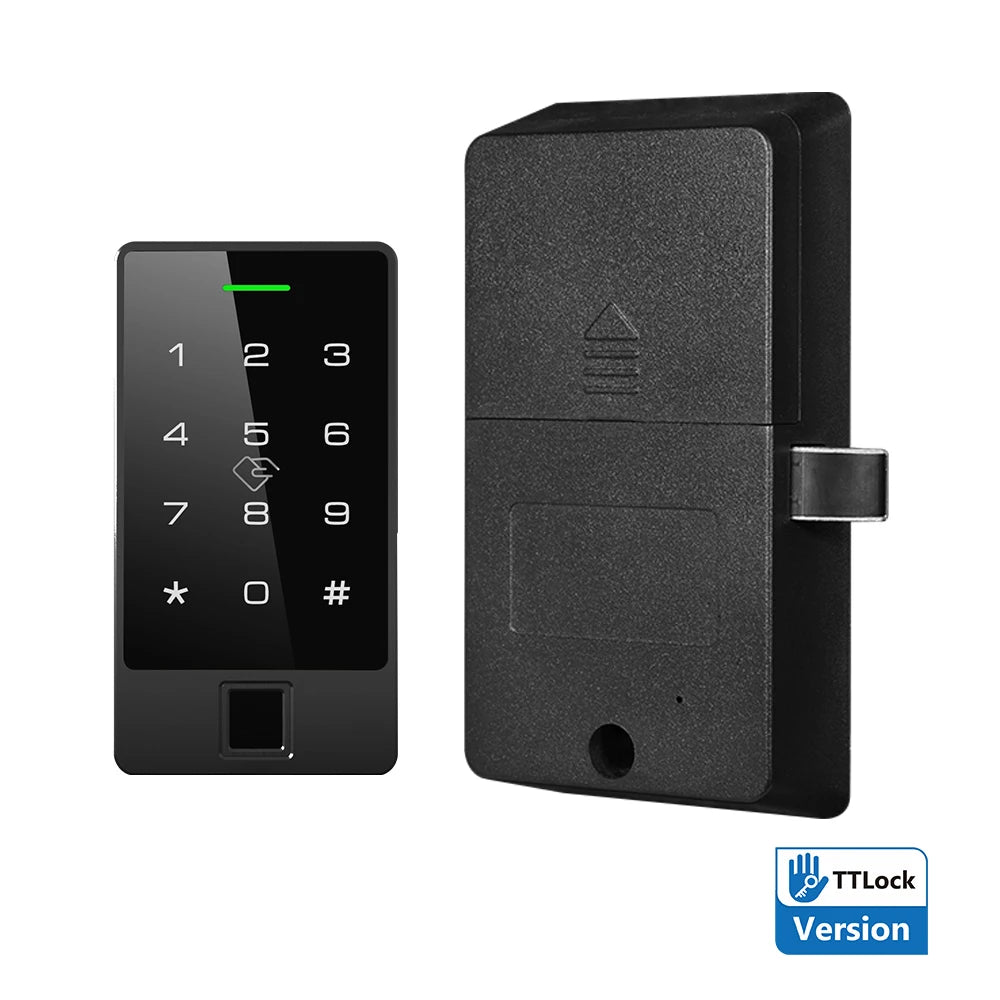 Hotel Selling SMARTEK B10 Cabinet Lock Aluminum Alloy TTLock BLE APP Locker Drawer Lock for Gym Office Dance Studio