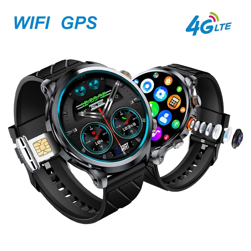 4G Android Smart Watch APPLLP 1.85 Inch Screen 3G+32G GPS Health Management Sim Card Smart Watches