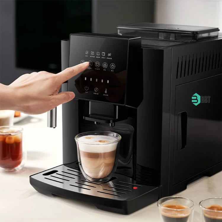 Professional Italian Espresso Coffee Maker Machine HomeUse One Click Super Automatic Coffee Machine for Restaurants Hotels