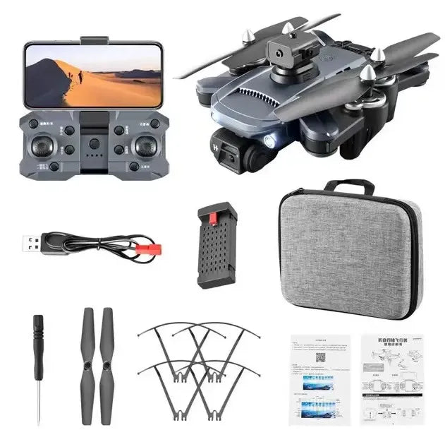 New K7 Pro 4k Dual Camera Wifi FPV Avoidance Obstacle and Optical Flow Rc Quadcopter Dron Rc Helicopter Boys Toys