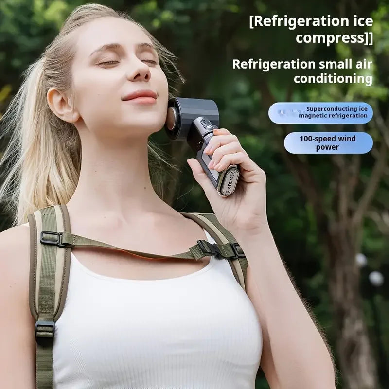 Hot Sell Water Mini Portable Air Cooler Conditioner Fan Power Saving 5V Smart Home 6000Mah Battery Mobile