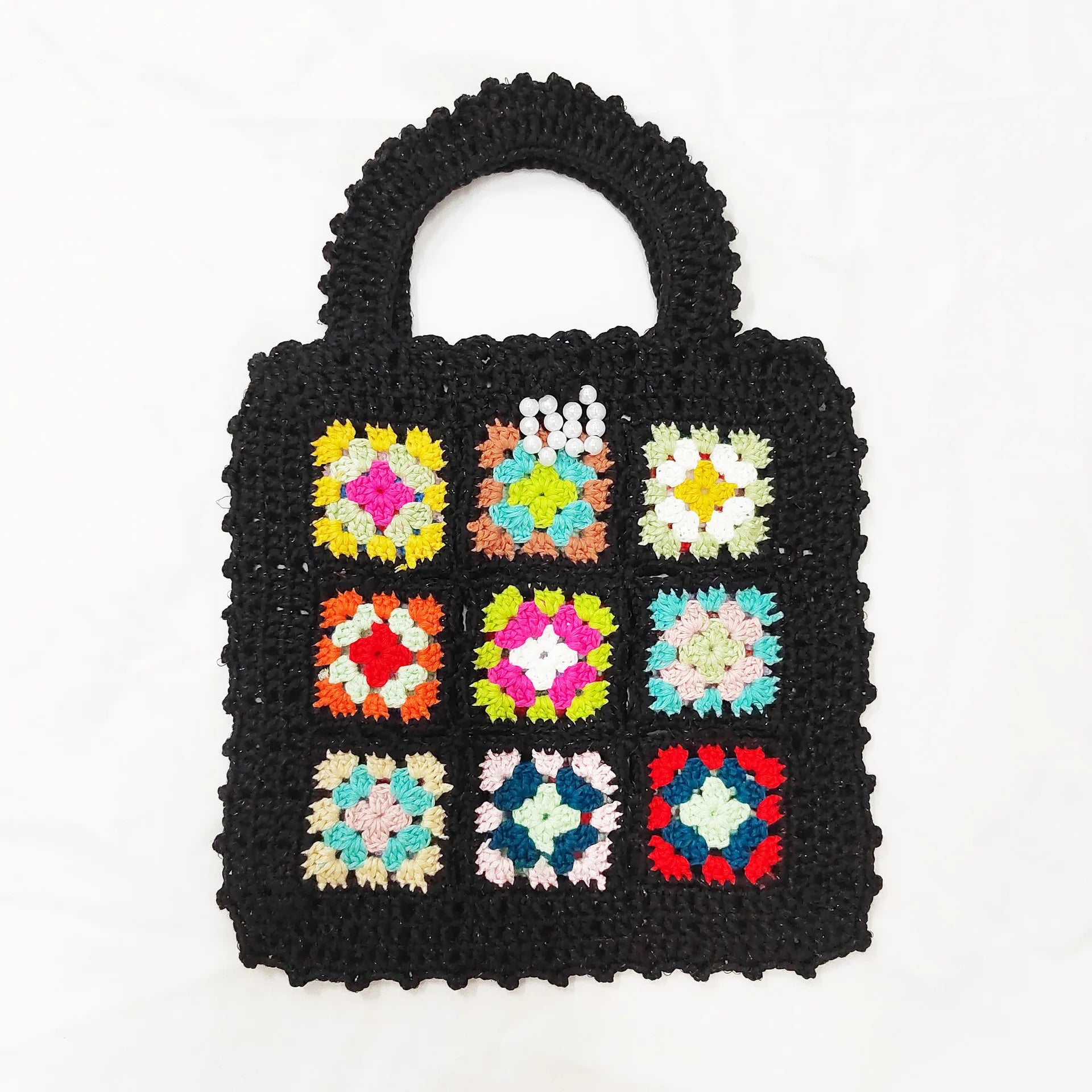China Factories Woven Hand Crochet Beach Tote Bags Women Handbags Ladies