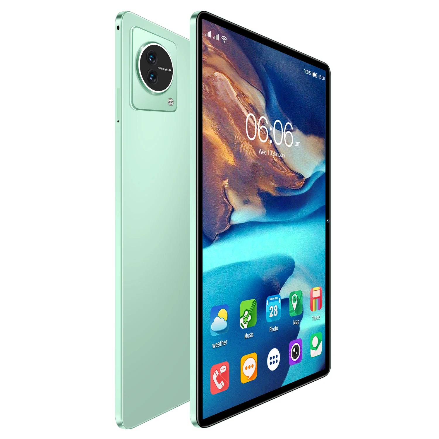 10.1-Inch Android Tablet 16GB RAM 512GB ROM Dual Sim Card Dual Slot Touch Screen Multifunctional Qualcomm Octa Core WiFi