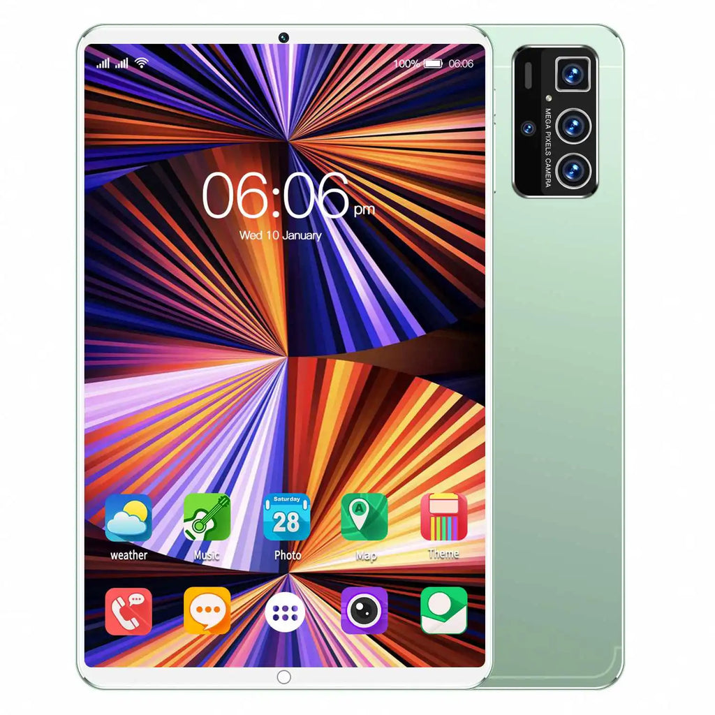 Pro 14 Branded 10.1 Inch Dual SIM Android Tablet 16GB+1TB Educational and Includes Phone Call Feature