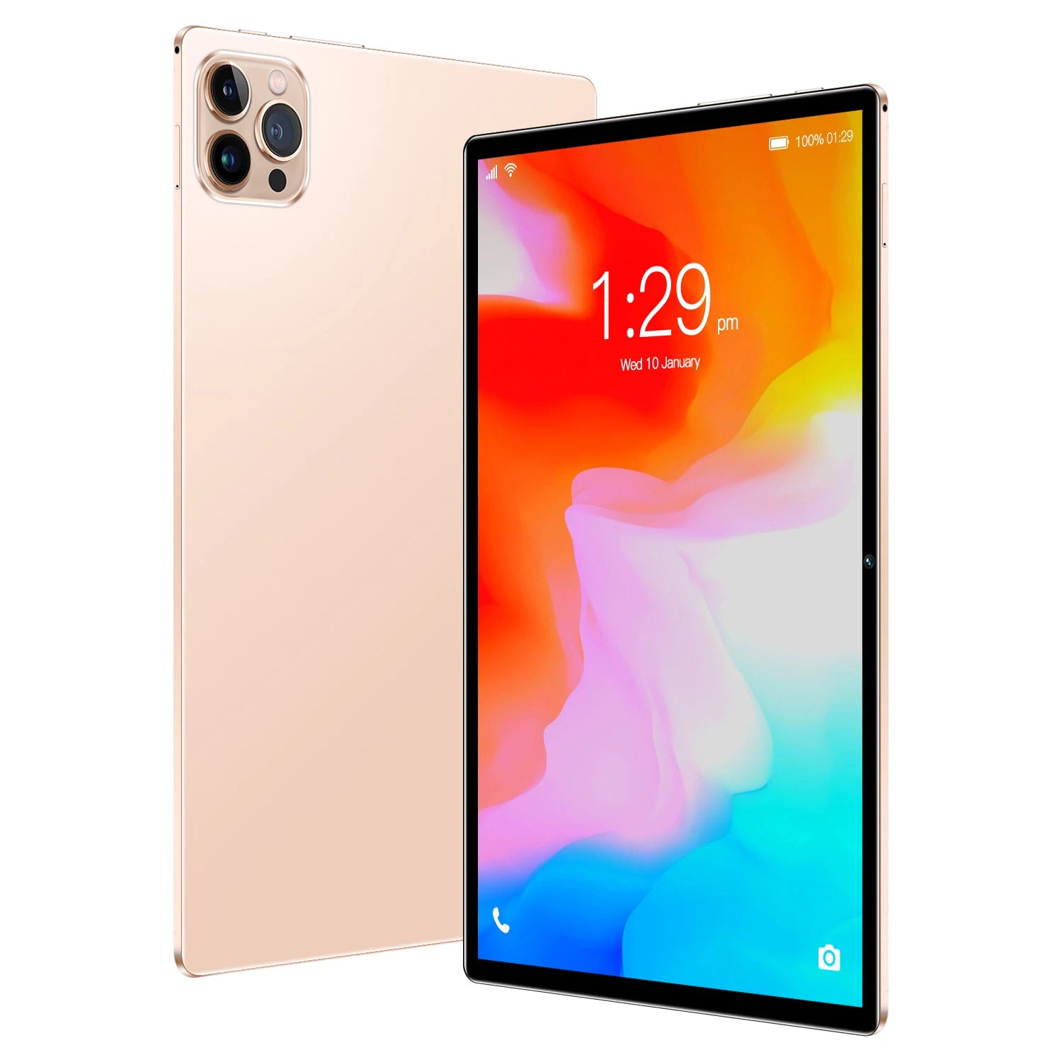 MTK6769 Dual Core 1920x1200 IPS Screen Android 10 Tablet PC 6GB RAM 128GB ROM 5G Network 8000mAh New Educational 3G