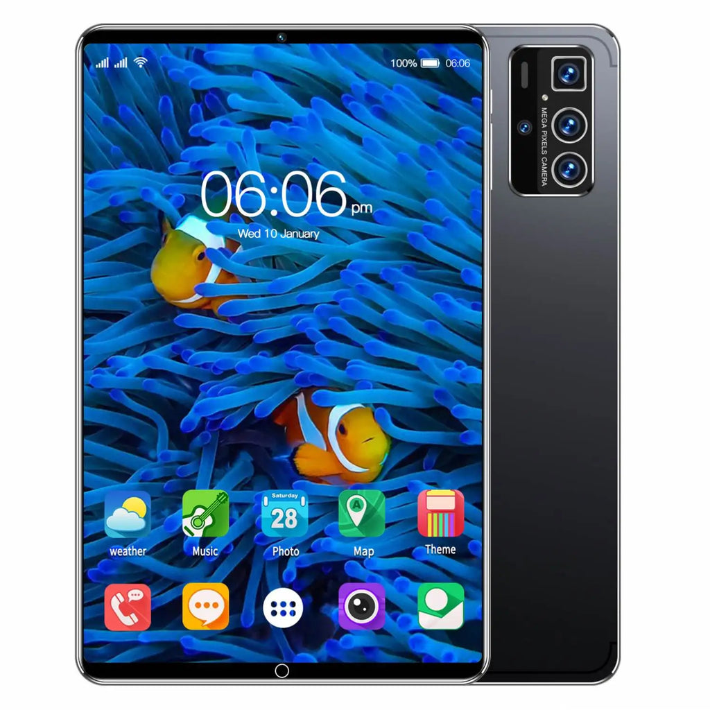 Pro 14 Branded 10.1 Inch Dual SIM Android Tablet 16GB+1TB Educational and Includes Phone Call Feature