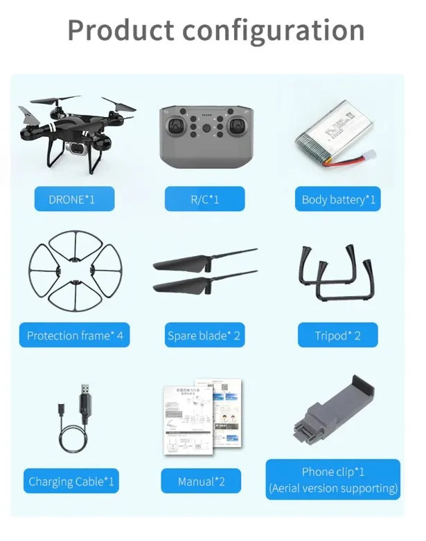 KY101 Max with 4K HD Camera WIFI FPV RC Quadcopter Altitude Hold Helicopter One Key Return Professional Drones