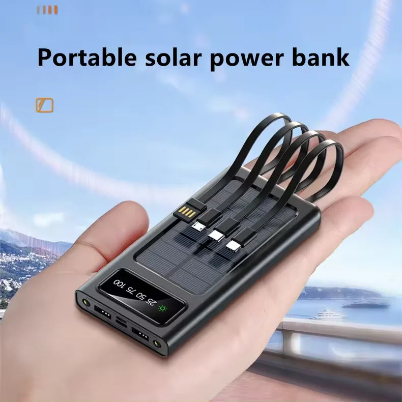 Wholesale Dual Usb Li-polymer Solar Mobile Charger Power Bank Portable Solar Power Bank 10000mah