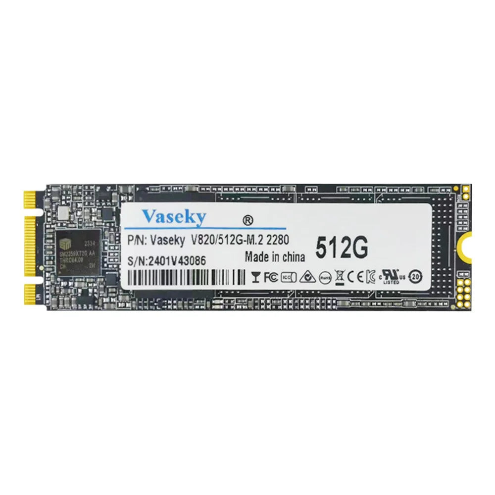 Brand New 128G 256G 512G 1TB 2TB SSD NGFF M.2 2280 Sata Solid State Drive for Laptops