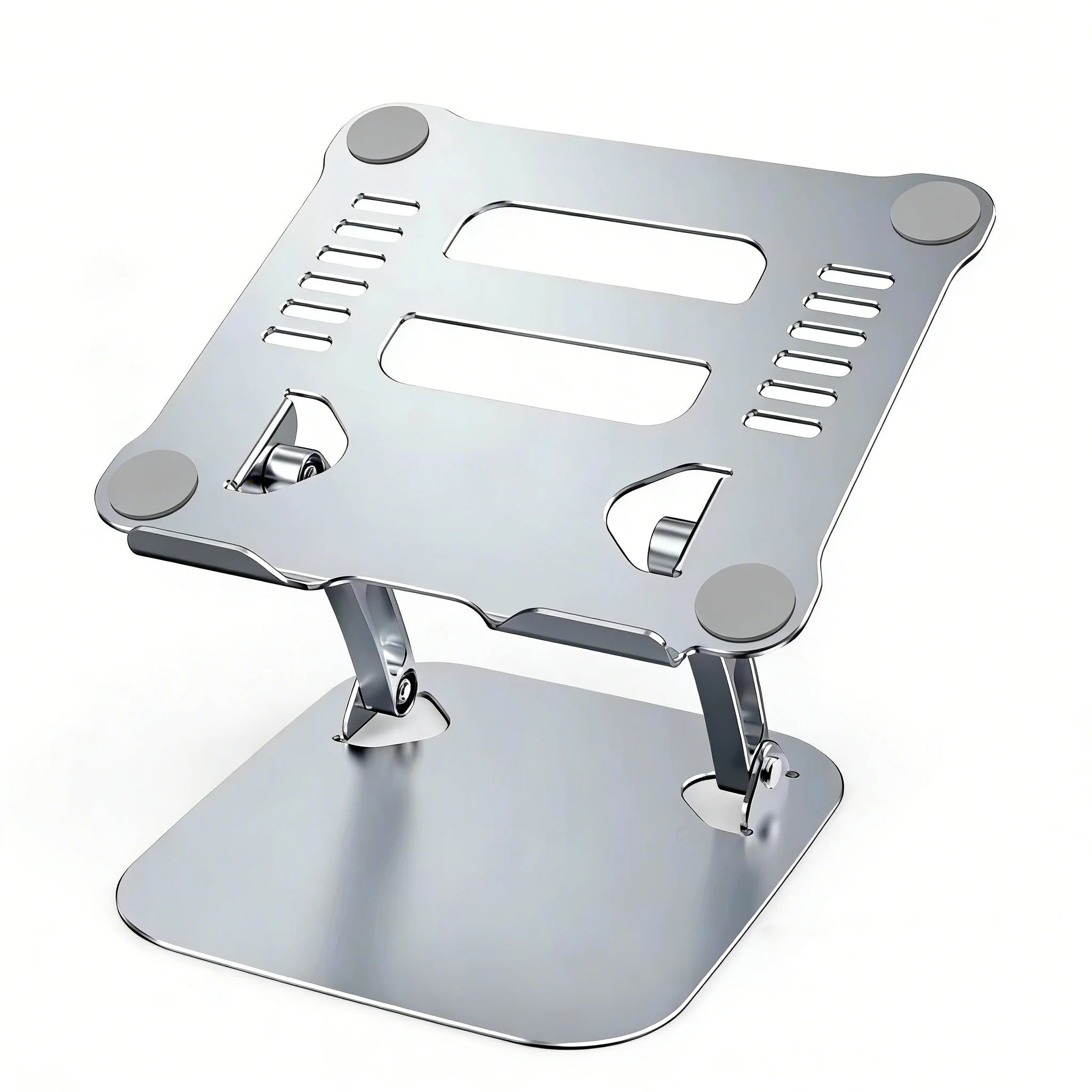 Foldable  Aluminum 360 Rotation Laptop Stand With Cooling Fan Ergonomic Adjustable  Laptop Holder for Office Business Gifts