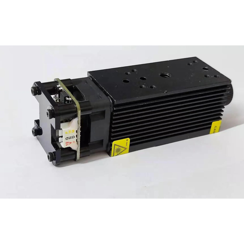 New Ismartlaser High-Power 1W Green Laser Module Elliptical Spot Beam 515-530nm 12V DC CLASS4 Bird Repellent High Accuracy >200m
