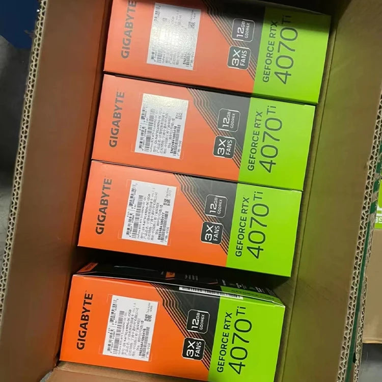 Used GIGABYTE GeForce RTX 4070 Ti GAMING 12G Graphics Video Card with GDDR6X Memory Support AMD Ryzen 9 7900X 7600X