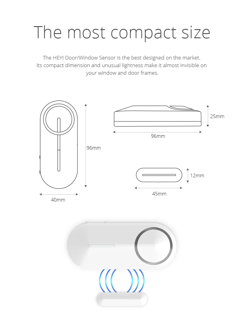 Mini Smart Home Security Alarm System ABS Material Burglar Barking Dog Generator for Door/Window Protection
