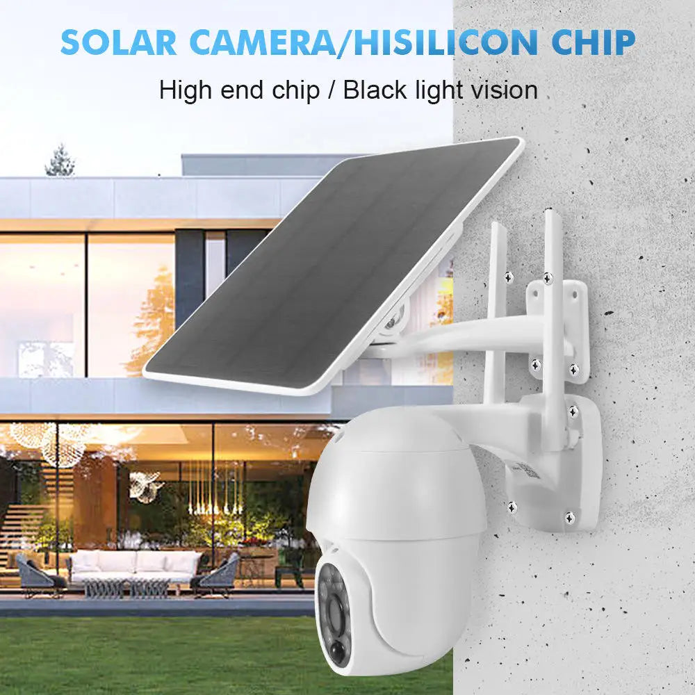 TuyaSmart Smart Life APP Real 3MP HD 10000mAh PTZ Waterproof Security Camera Solar CCTV Wireless Camera WiFi Outdoor Solar