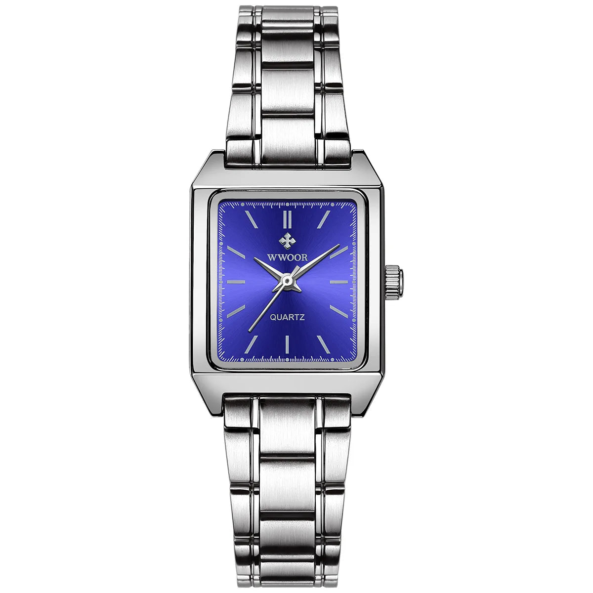 WWOOR 8850 Watches for Women Watches for Girls New Fashion Waterproof Luminous Leather Women's Watches Clock