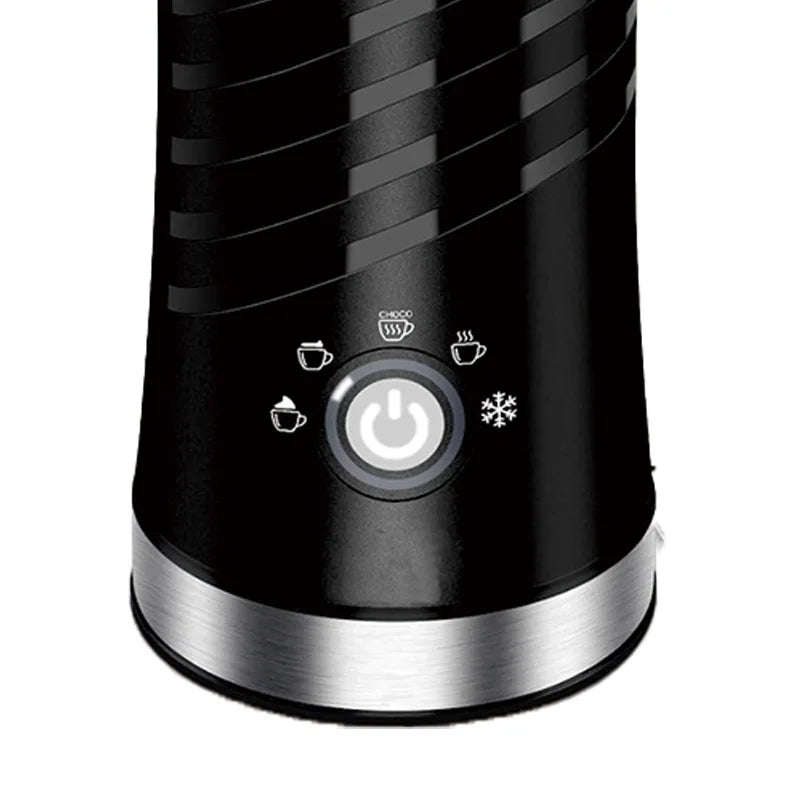 4 in 1 Commercial Electric Milk Frother 500W Automatic Coffee Heating Cup Cappuccino Frothing Warming Machine Plastic Housing