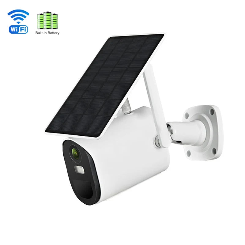 Original Manufacturer 2MP 4MP Night Vision Solar Security Camera WIFI 4G Wireless With Spotlight Rechargeable Solar CCTV Camera
