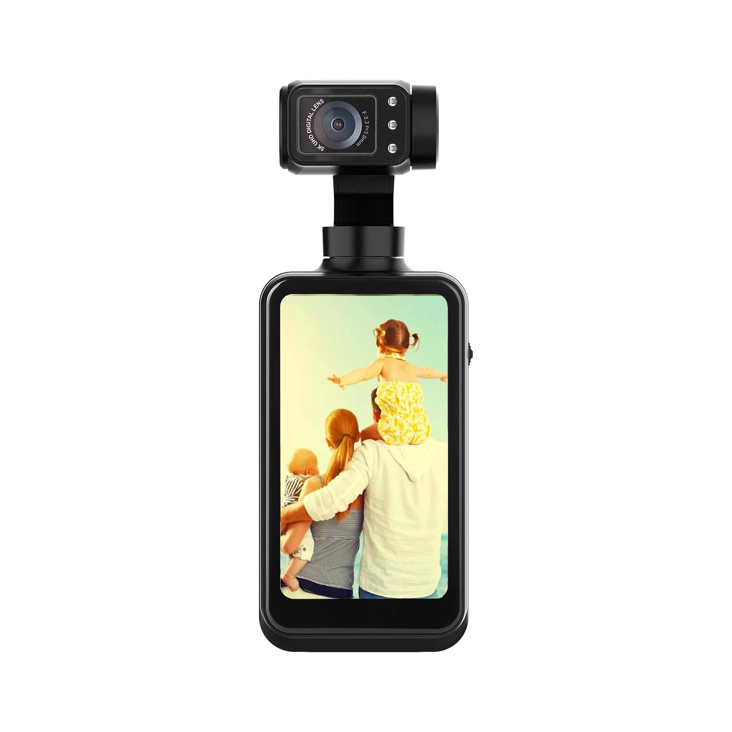 Winait Super 5k Wifi Mini Portable Pocket Digital Video Camera with 3.5'' IPS Screen and Anti Shake