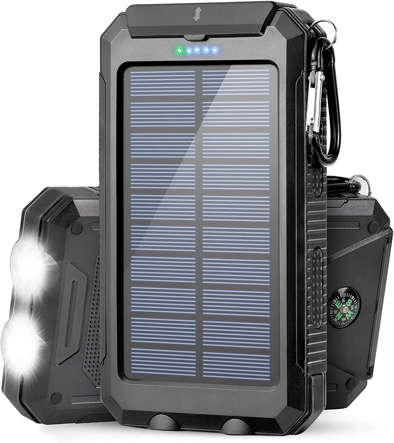IP67 Waterproof Solar Power Bank 20000mah Solar Charger Waterproof Phone Power Bank Portable for Cell
