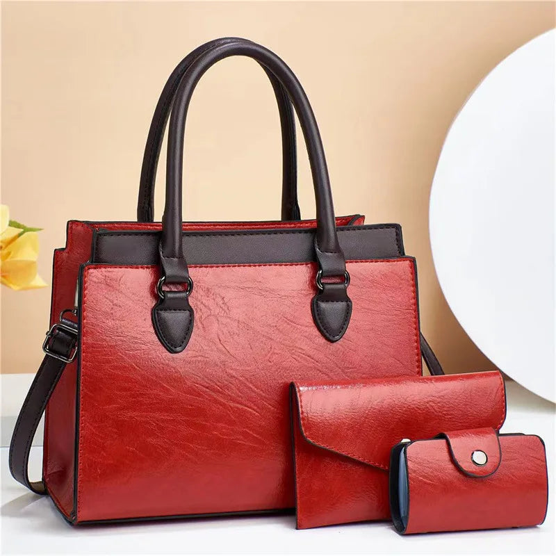2024 New Three-Piece High Capacity Fashion Trend Messenger Bags Luxury Women's Bags Womens Handbags Tote Bag Handbag Set