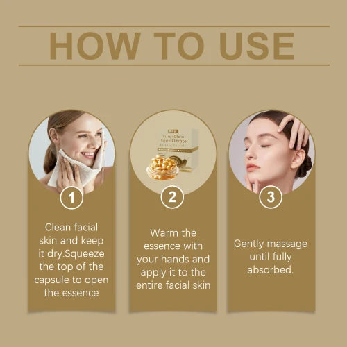 Hoygi Snail Firming Skin Care Essence Nourishes The Face And Rejuvenates The Skin's Natural Elasticity Snail Essence