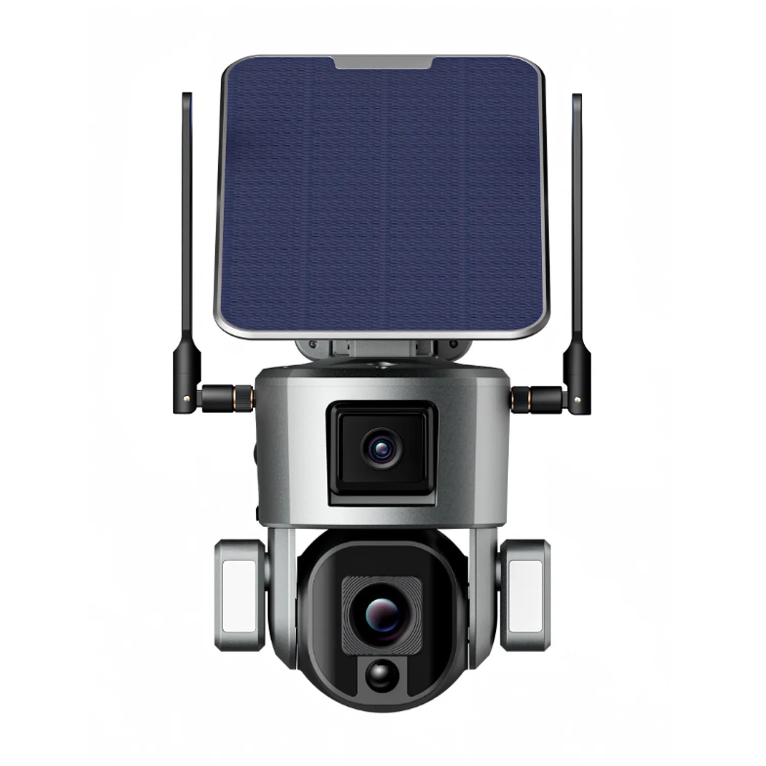 Wireless Wifi 4G CCTV 8MP Dual Lens Camera Home Security 4K 4X 10X Zoom WIFI IP Solar Dual Lens Camera