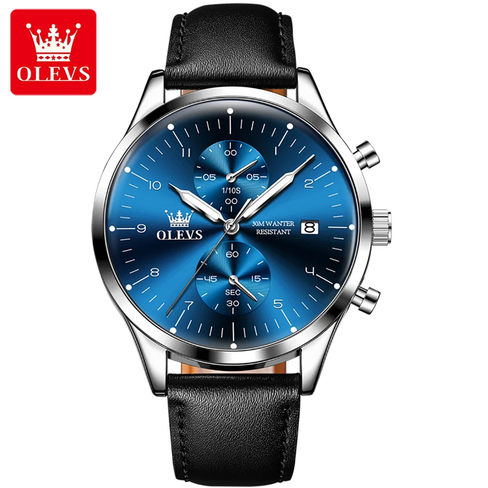 OLEVS 2880 Top Brand Men's Watches Luxury Original Quartz Male Wrist Watch Waterproof Luminous Business Dress 2026 New Fashion