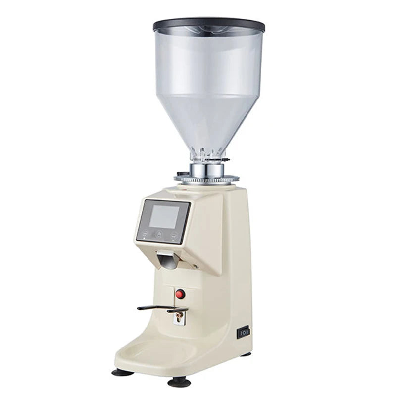 Commercial  Coffee Grinder Electric Espresso Mill  Stainless Steel 60mm Burr LCD Display Screen Automatic Coffee Grinder Machine