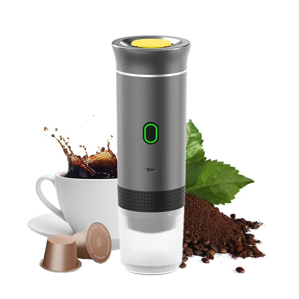 Usb Electric Espresso Automatic Coffee Machine 3 in 1 Portable Travel Capsule Coffee Maker, Fully Automatic,heat Rechargeable