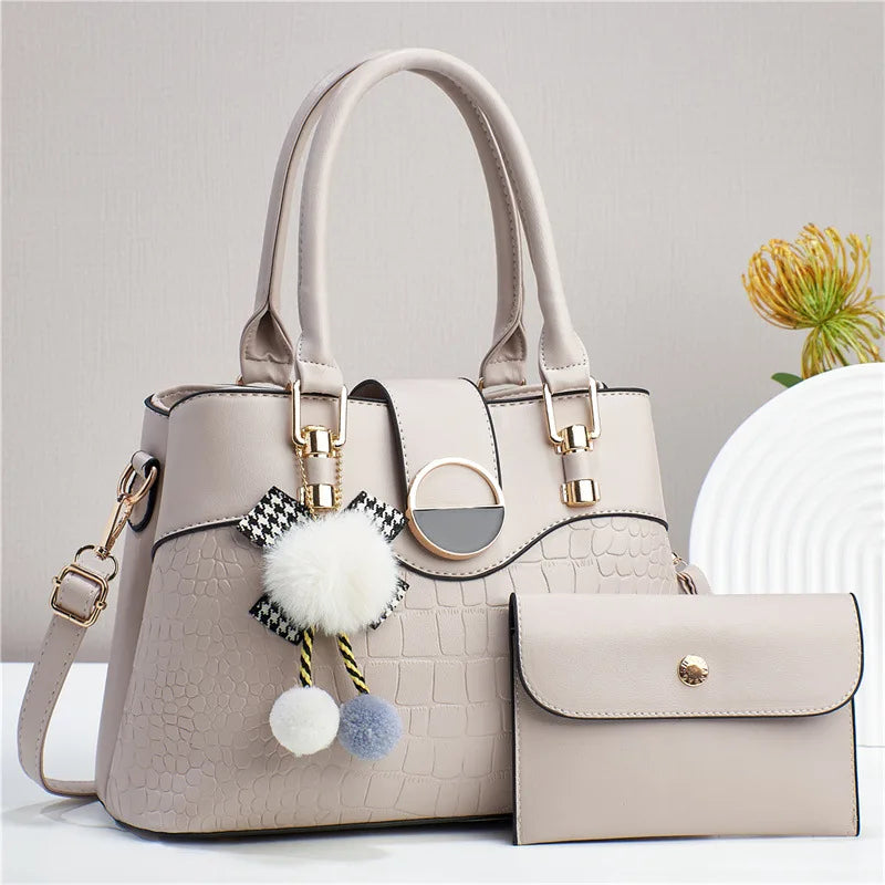 Crocodile Pattern High Capacity Fashion Trend Messenger Bags Luxury Women's Bags Womens Handbags Tote Bag Handbag Set